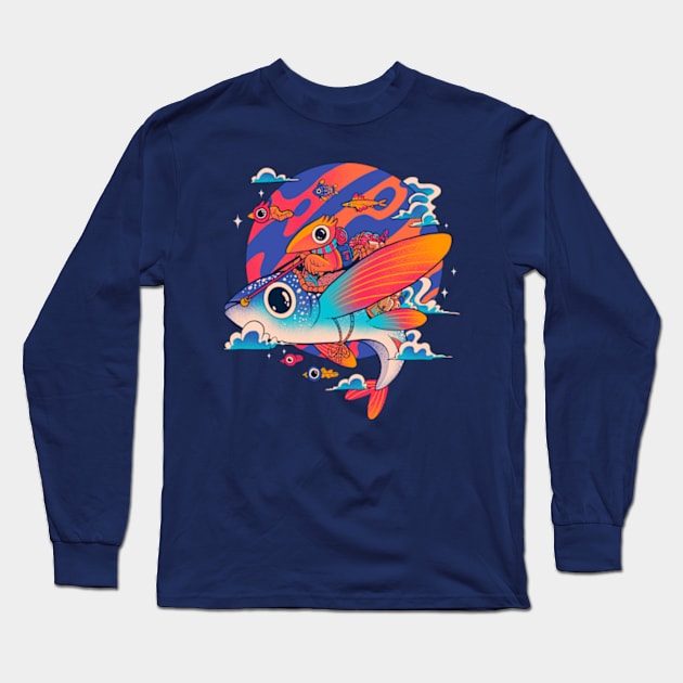 Riders of the Abyss Long Sleeve T-Shirt by Madkobra